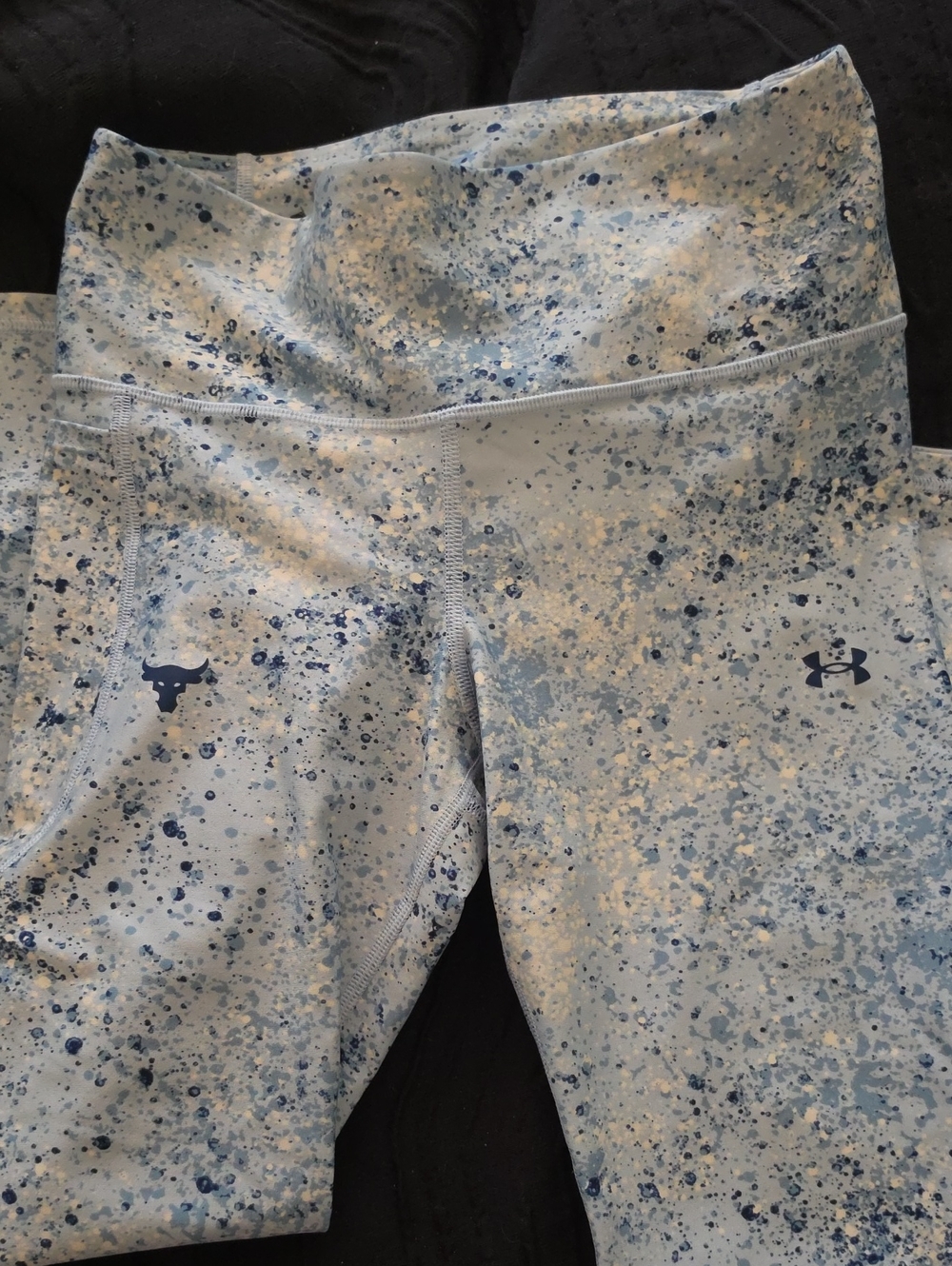 Under Armour Light Blue Speckled Performance Leggings